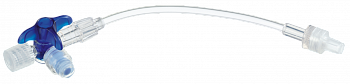 Кран 3-ходовой Дискофикс С с Сэйффлоу 360° синий линия 25 см купить в Ростове-на-Дону